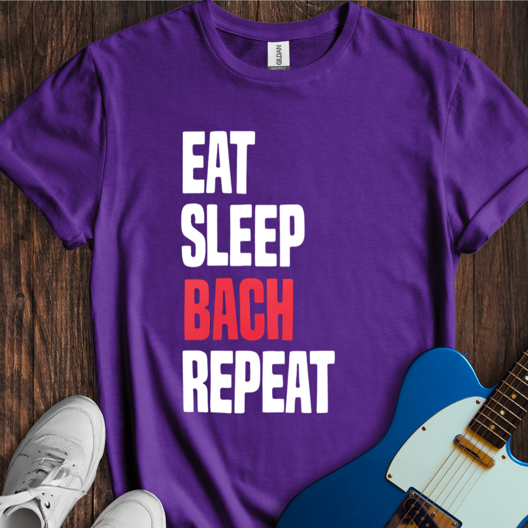 Eat, Sleep, Bach, Repeat T-Shirt