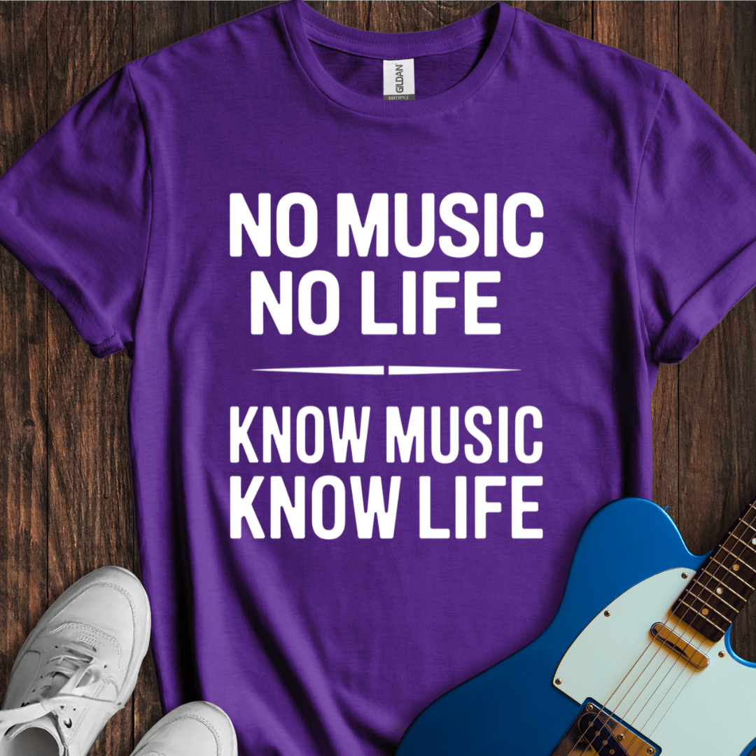 No Music No Life, Know Music Know Life T-Shirt
