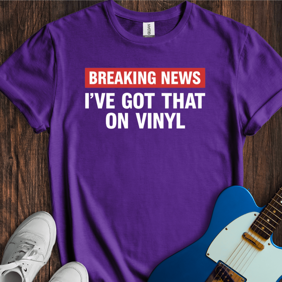 Breaking News (Vinyl) T-Shirt