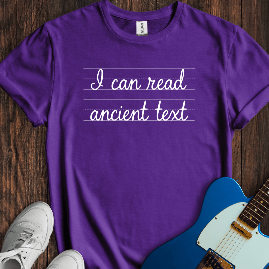 Reading Cursive T-Shirt