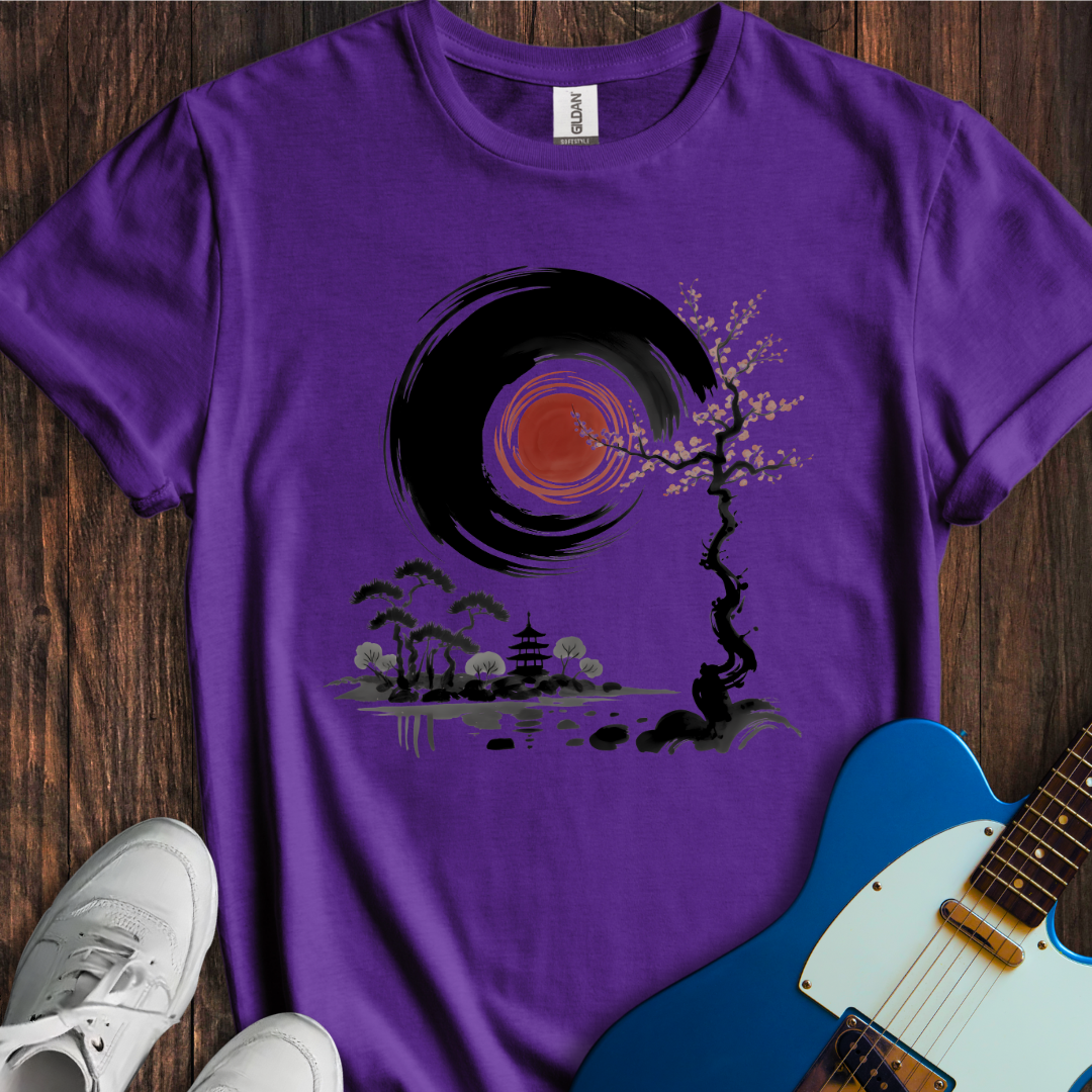 Japanese Garden Record T-Shirt