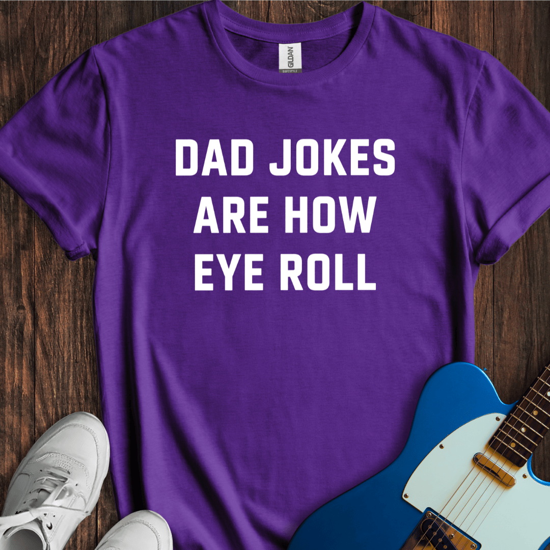 Dad Jokes (Eye Roll) T-Shirt