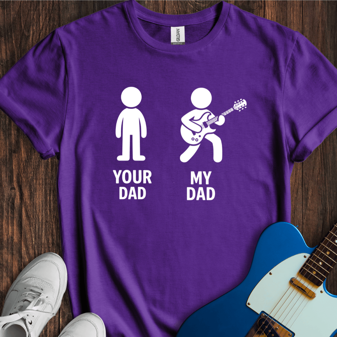 Your Dad vs. My Dad (Electric Guitar) T-Shirt