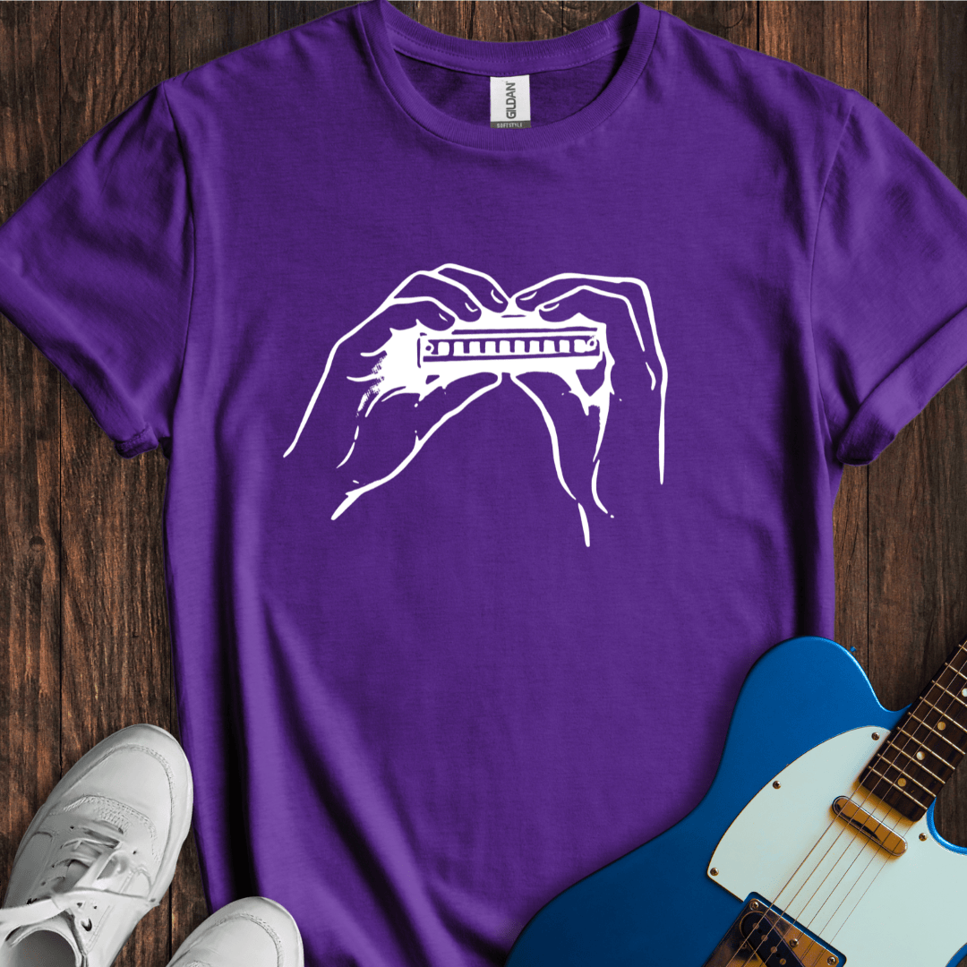 Harmonica Hands T-Shirt