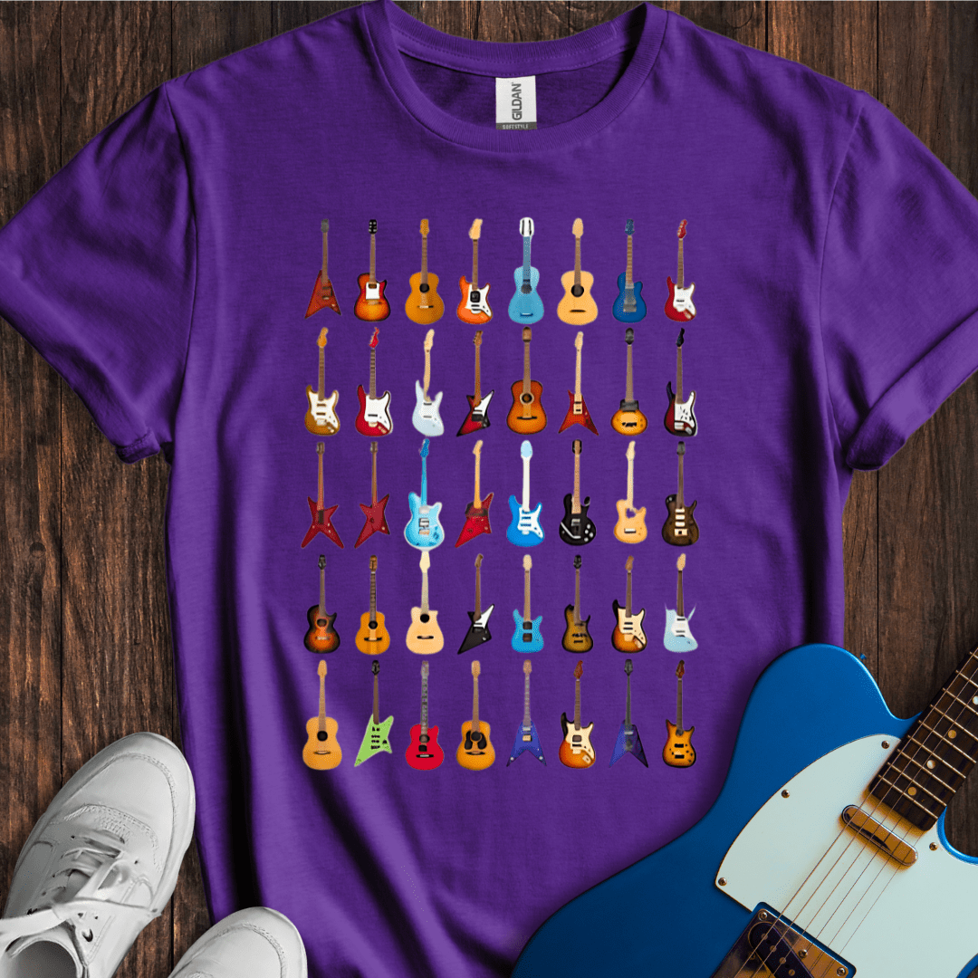 Guitar Camouflage T-Shirt