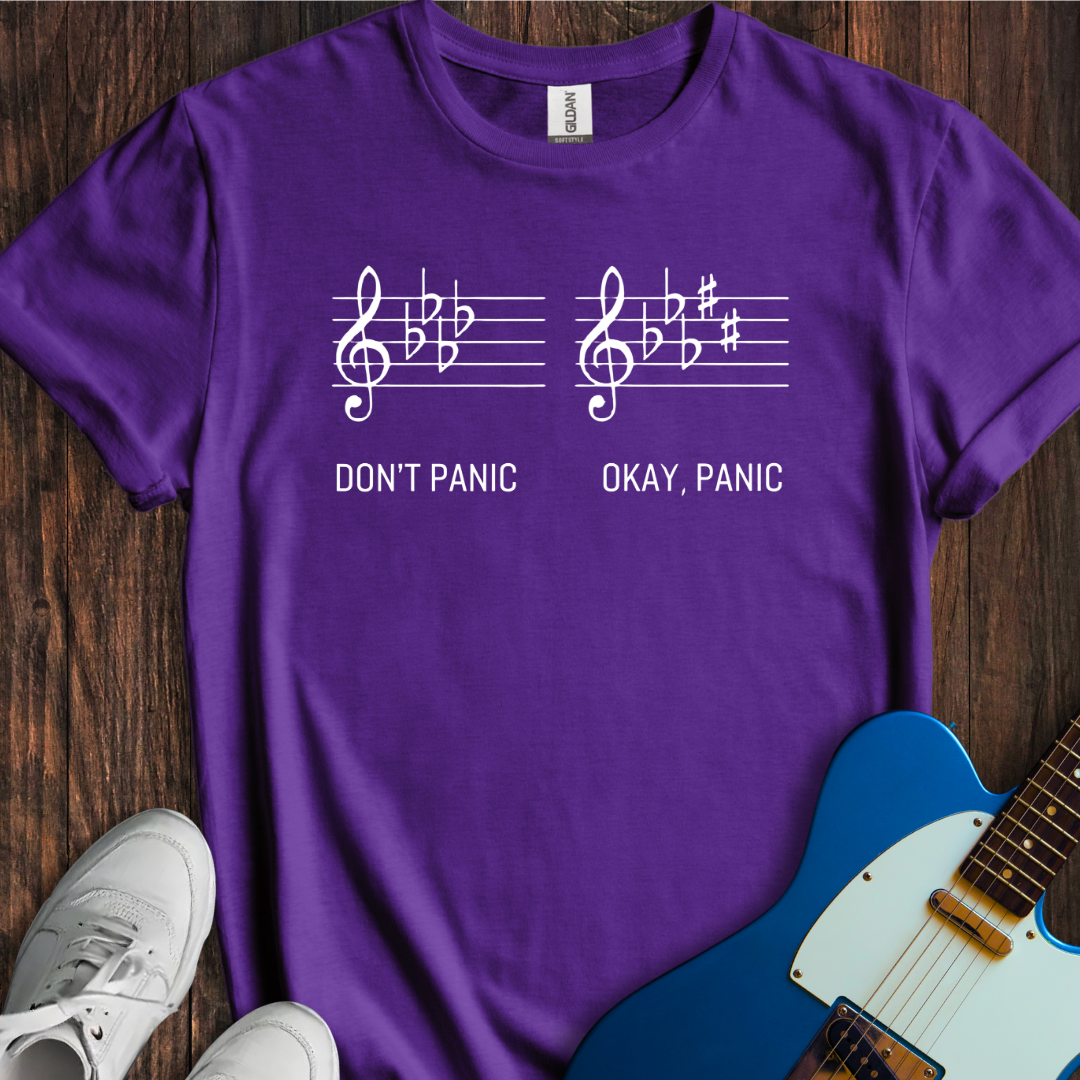 Don't Panic Vs. Okay, Panic... T-Shirt