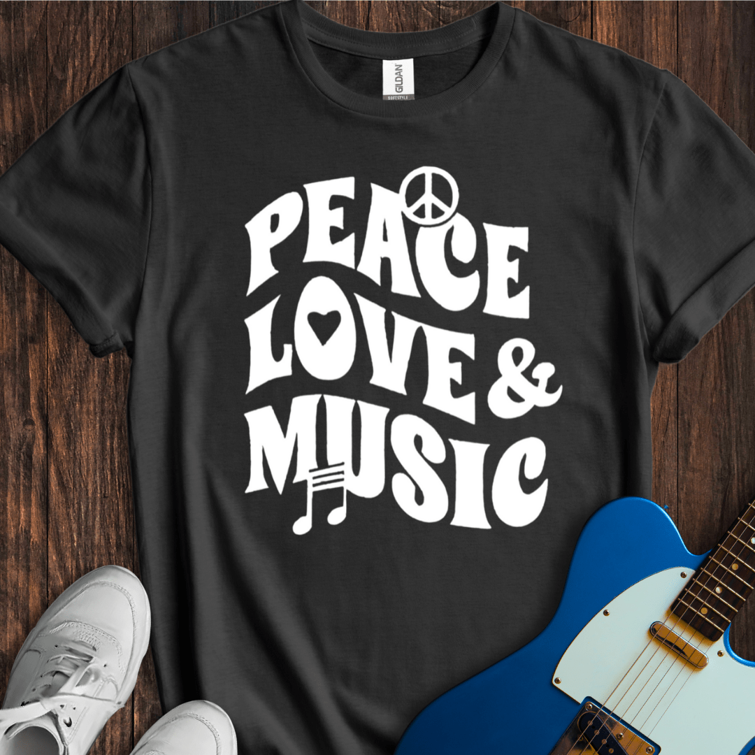 Peace, Love & Music T-Shirt