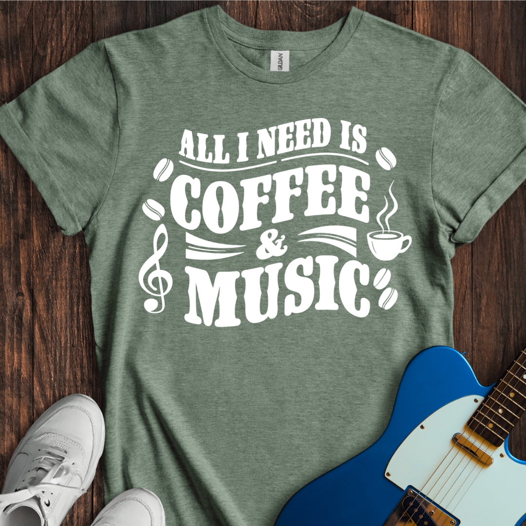 Coffee & Music (I) T-Shirt