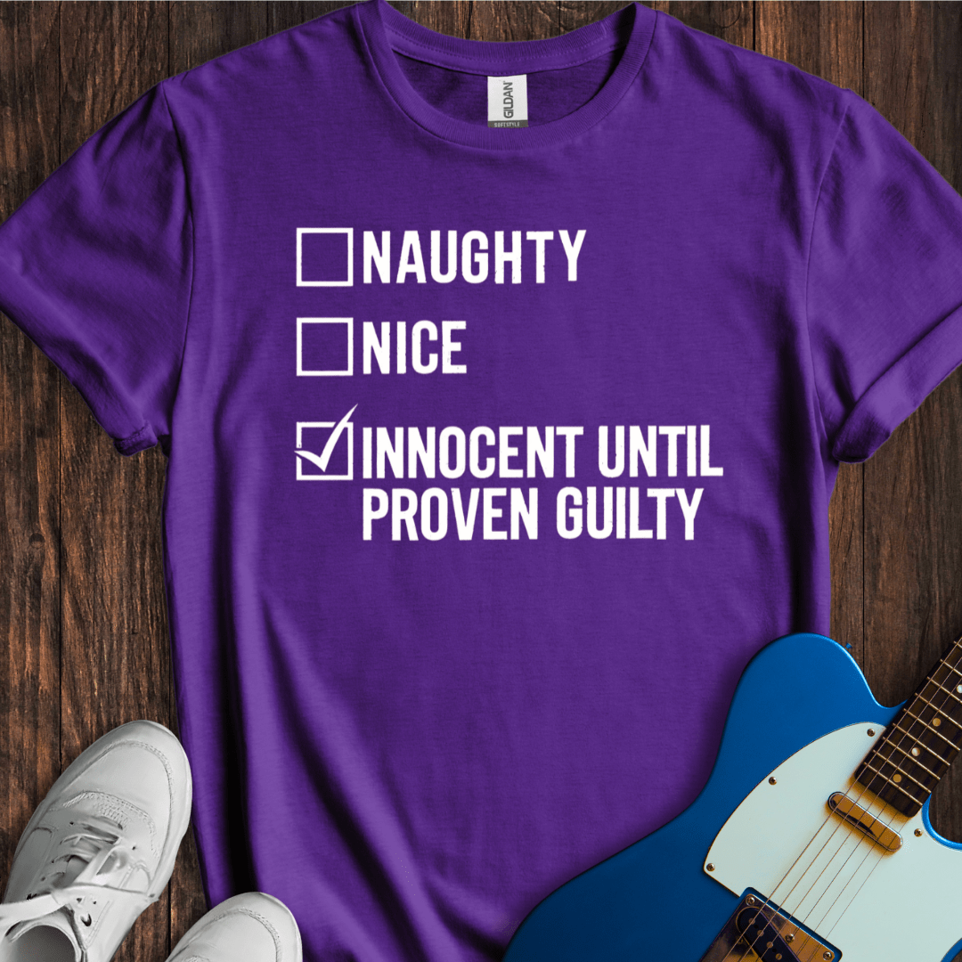 Naughty Or Nice Checkbox (III) T-Shirt