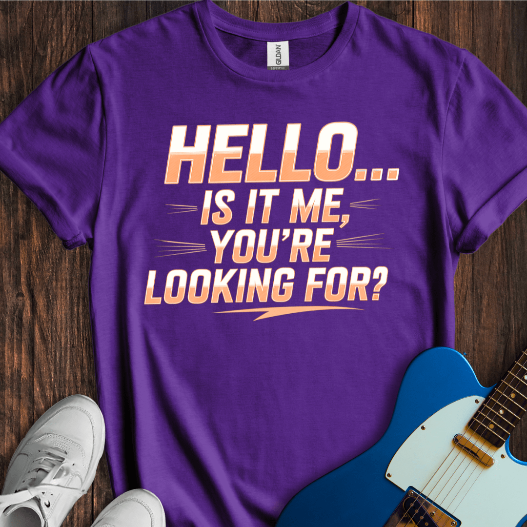 Hello -- Is It Me You're Looking For? T-Shirt