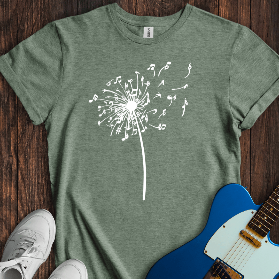 D Flat Dandelion T-Shirt
