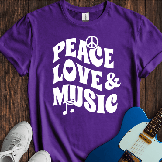 Peace, Love & Music T-Shirt