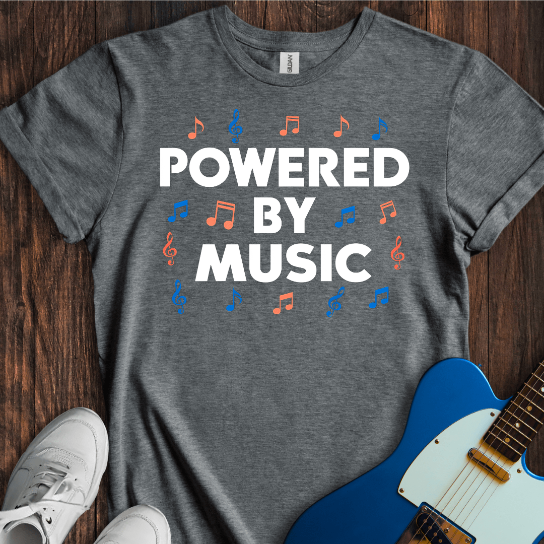 Powered By Music T-Shirt