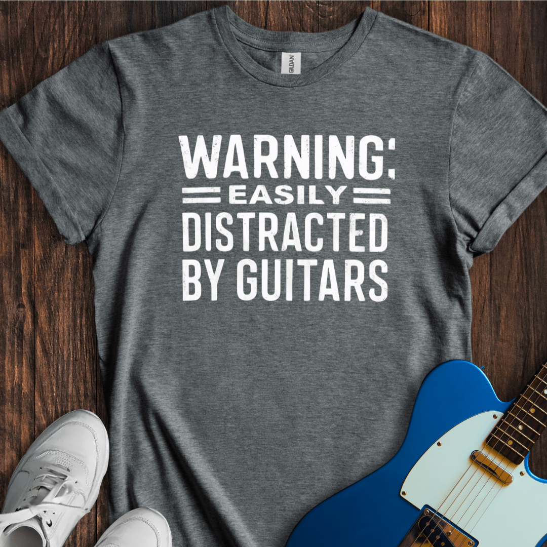 Easily Distracted By Guitars T-Shirt