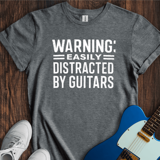 Easily Distracted By Guitars T-Shirt