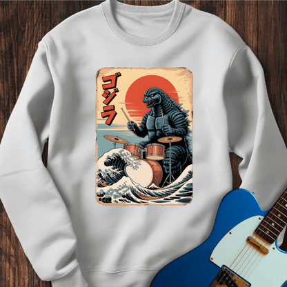 Godzilla Drums Sweatshirt