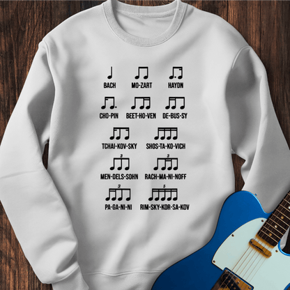 Composer Names Sweatshirt