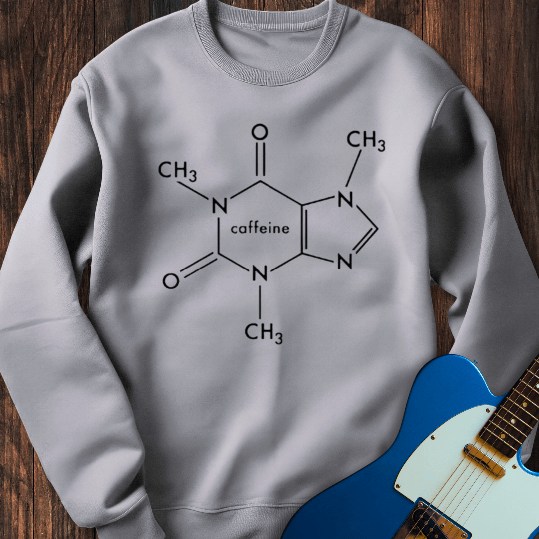 Caffeine Molecule Sweatshirt