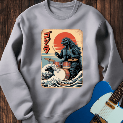 Godzilla Drums Sweatshirt