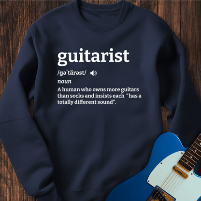 Guitarist (Definition) Sweatshirt