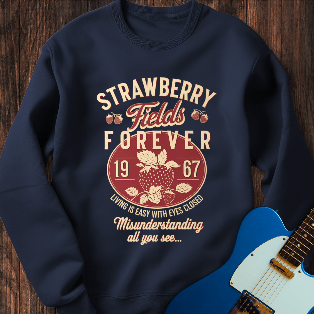Strawberry Fields Forever Retro Sweatshirt