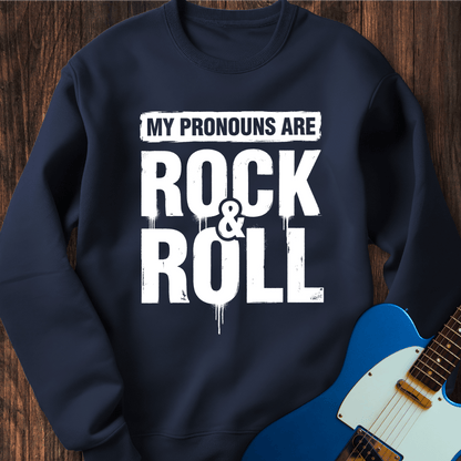 Pronouns (Rock & Roll) Sweatshirt