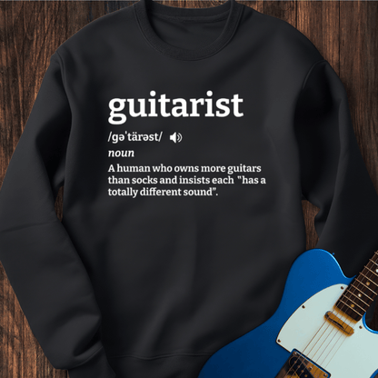 Guitarist (Definition) Sweatshirt
