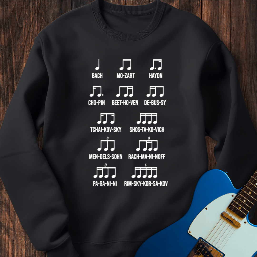 Composer Names Sweatshirt