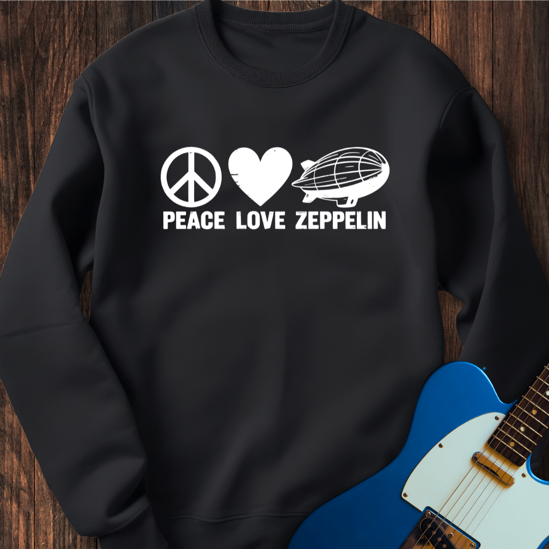 Peace, Love, Zeppelin Sweatshirt