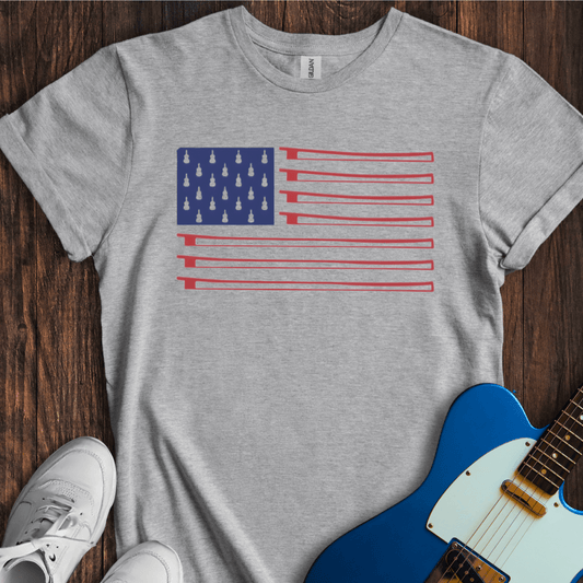 American Fiddle Flag T-Shirt