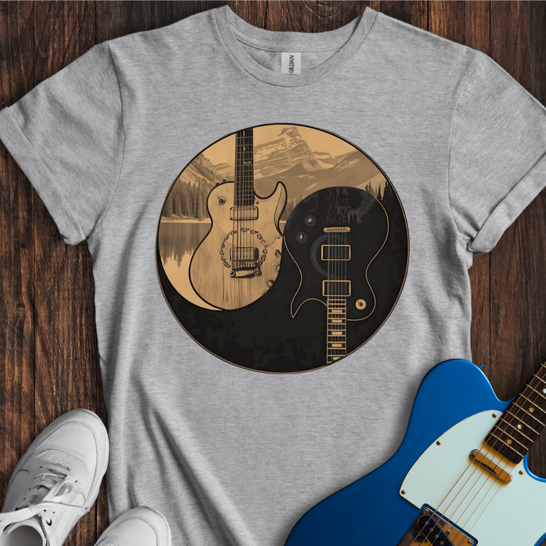 Ying Yang Guitar T-Shirt
