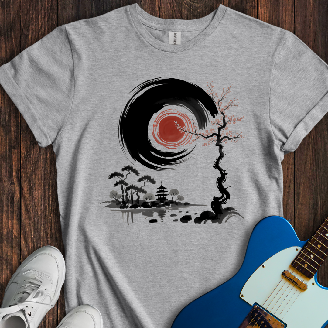 Japanese Garden Record T-Shirt