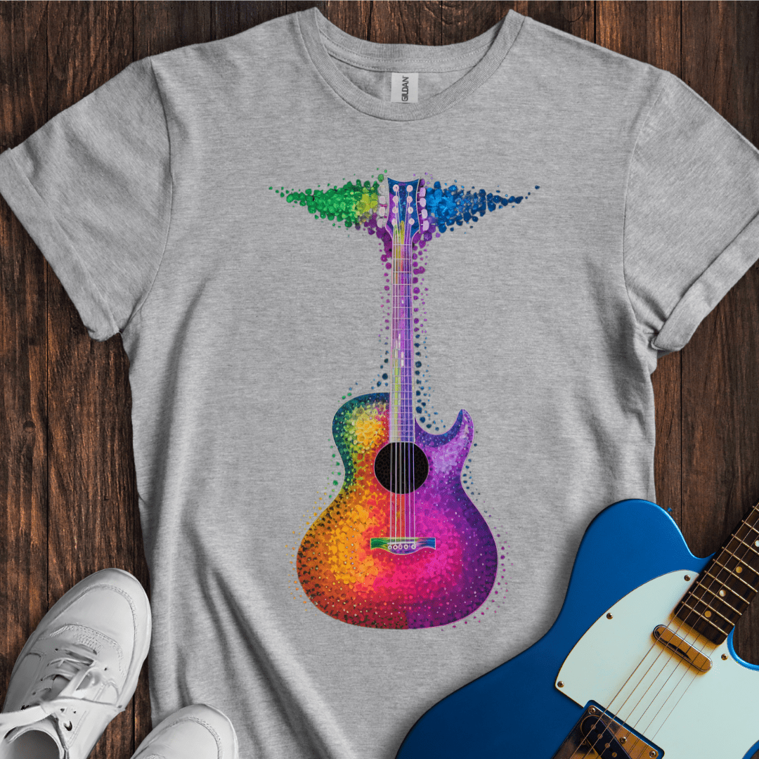 Glowing Guitar T-Shirt