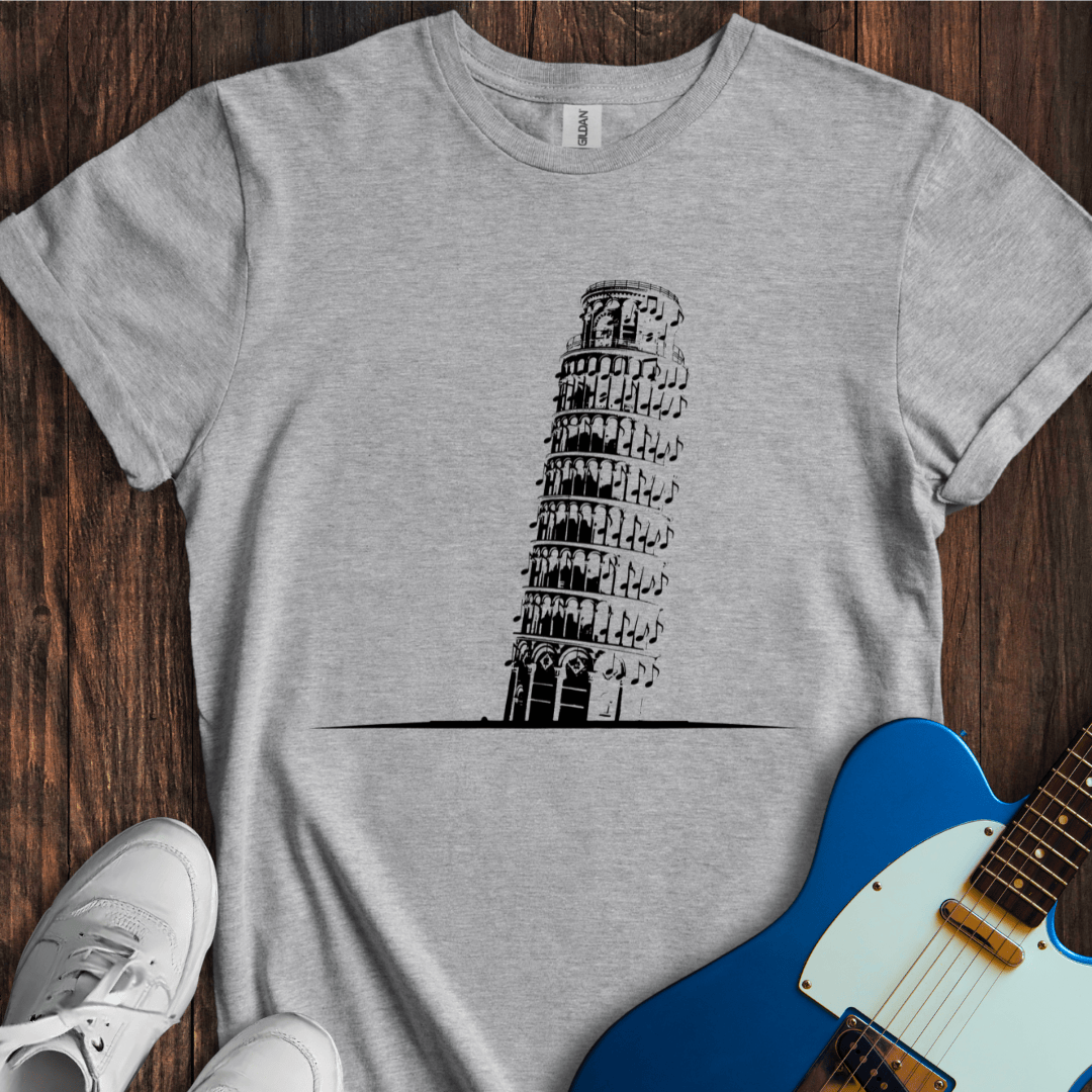 Leaning Tower Of Music T-Shirt