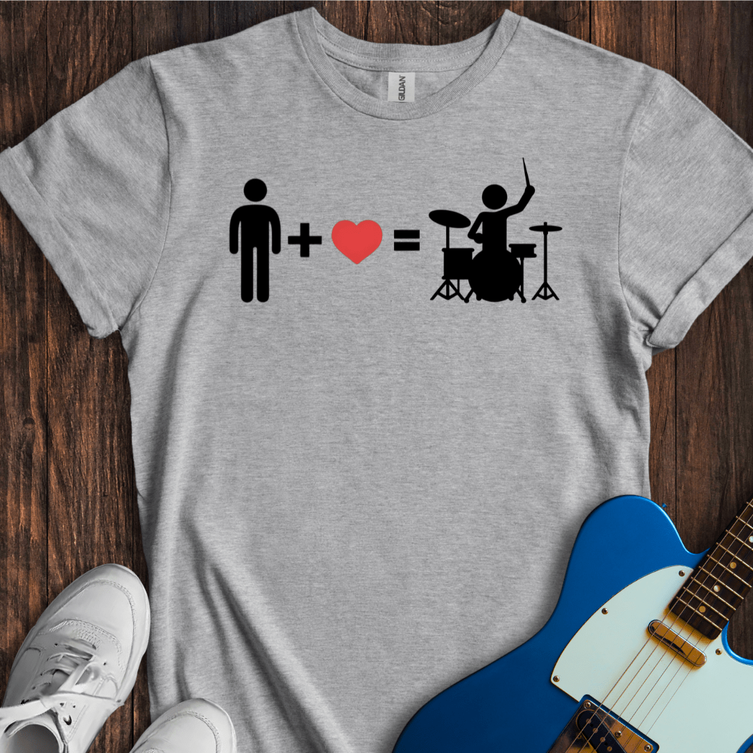 Happiness Equation (Drummer) T-Shirt