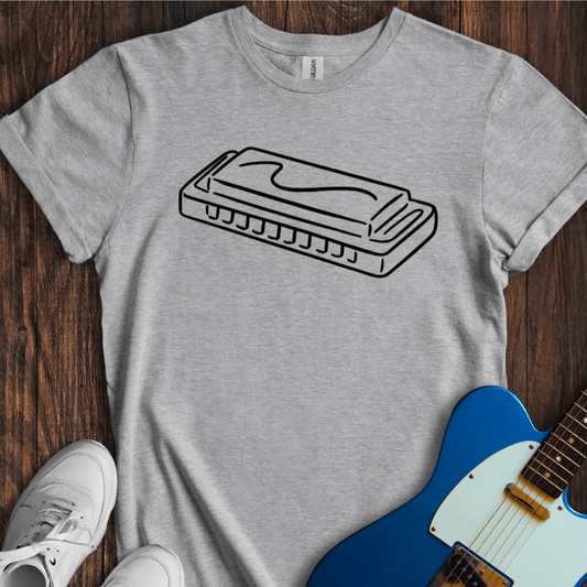 Sketchy Harmonica T-Shirt
