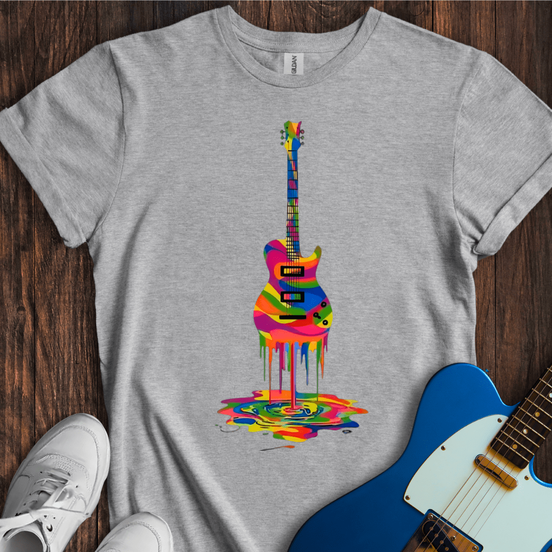 Melting Guitar T-Shirt