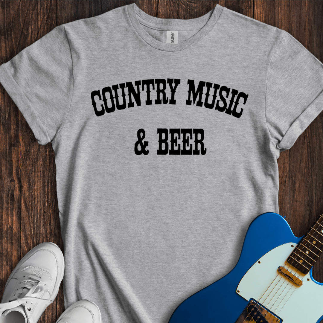 Country Music And Beer (II) T-Shirt