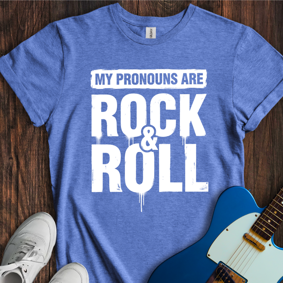 Pronouns (Rock & Roll) T-Shirt