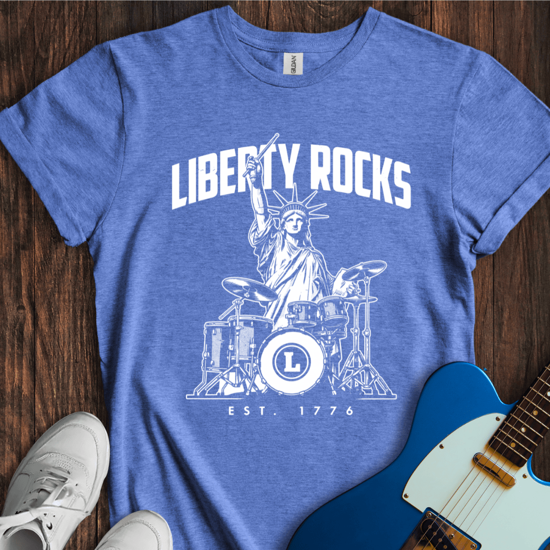 Lady Liberty Drummer T-Shirt