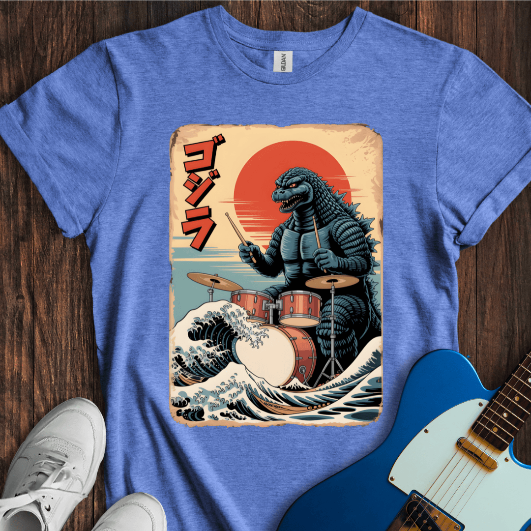 Godzilla Drums T-Shirt