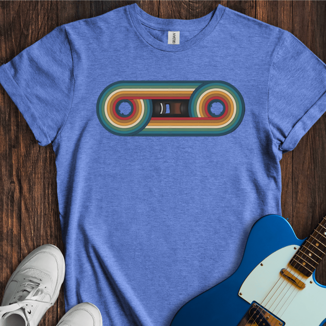 Retro Rainbow Cassette T-Shirt