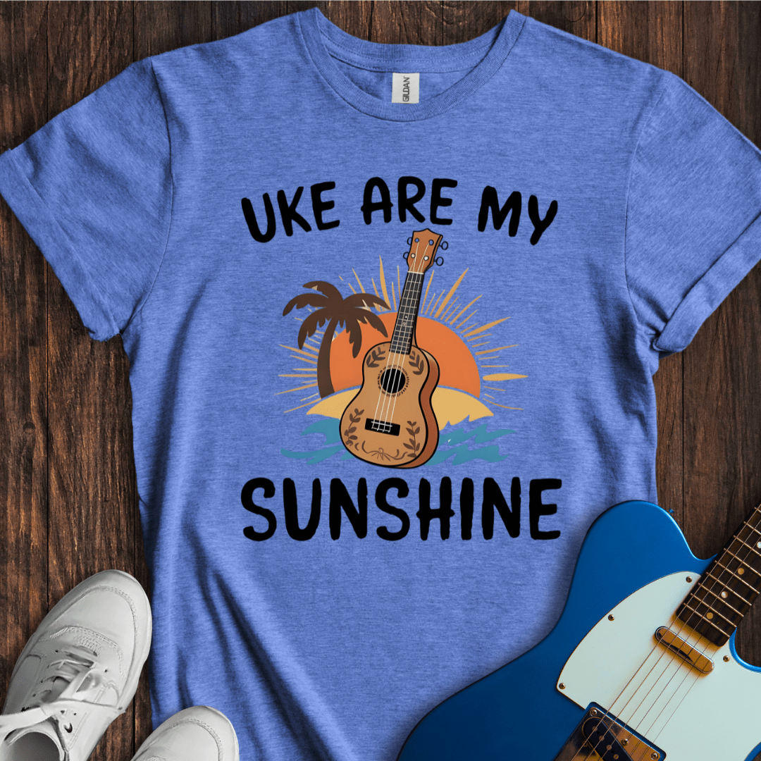 Uke Are My Sunshine Ukulele Tropical Music T-Shirt