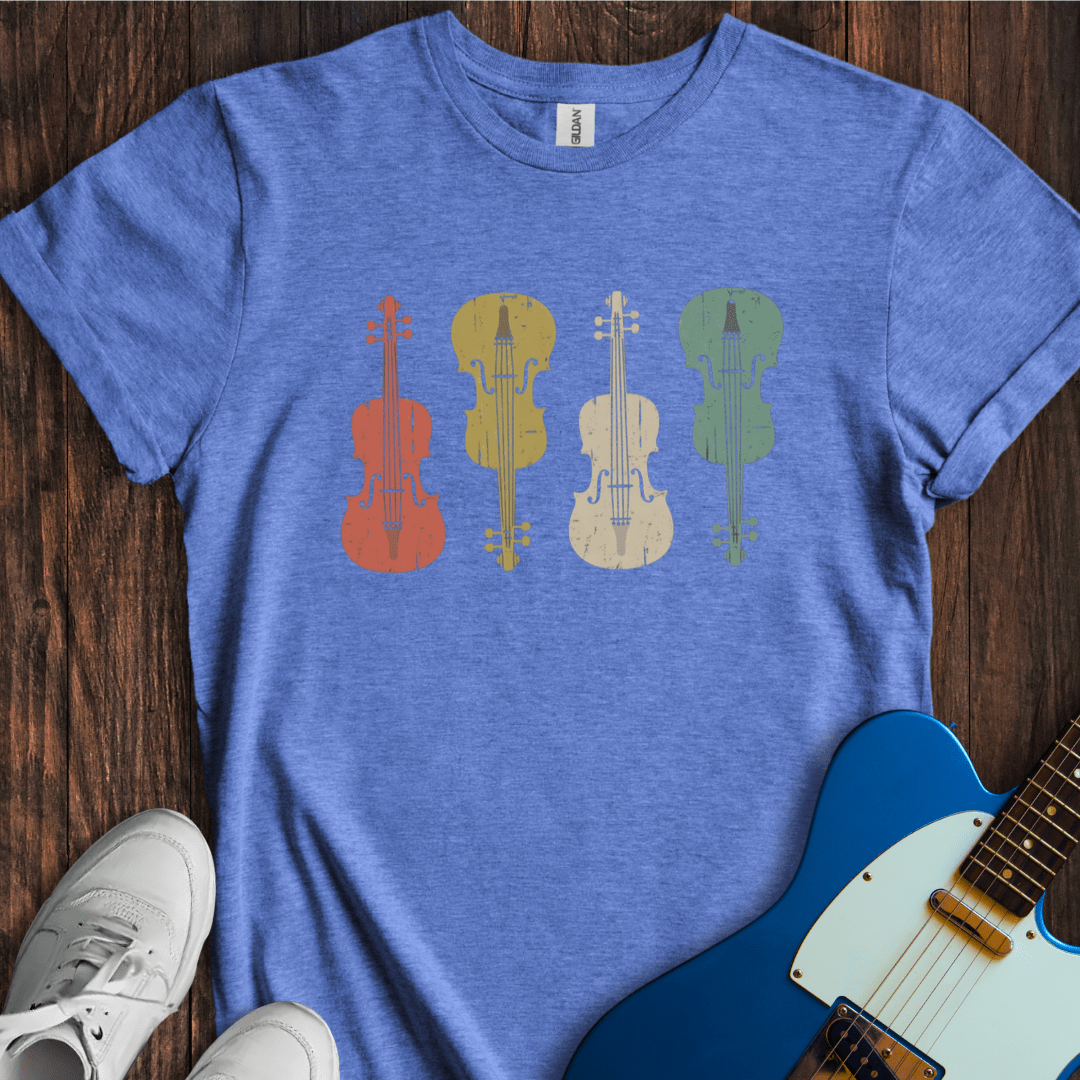 Retro Violins T-Shirt