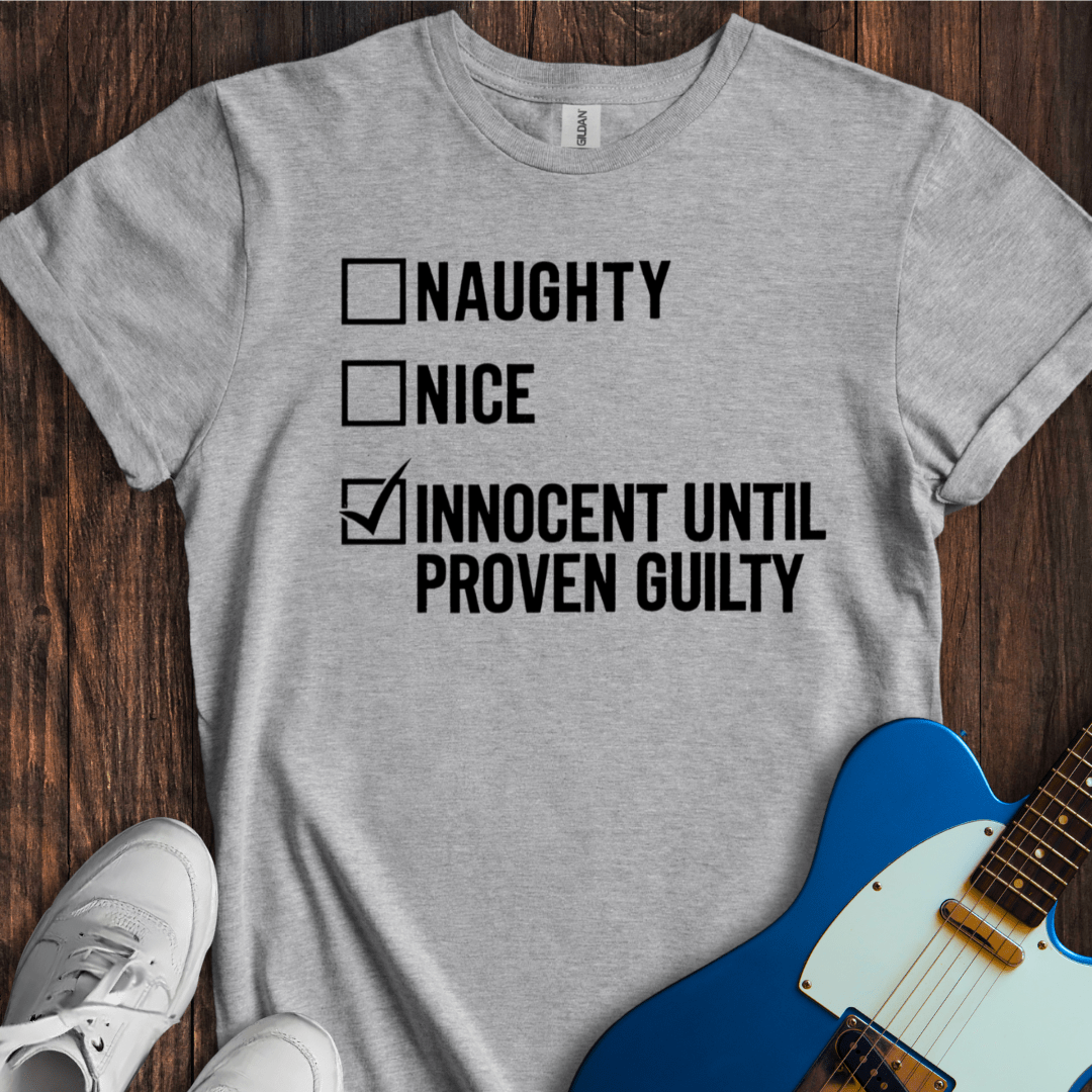 Naughty Or Nice Checkbox (III) T-Shirt