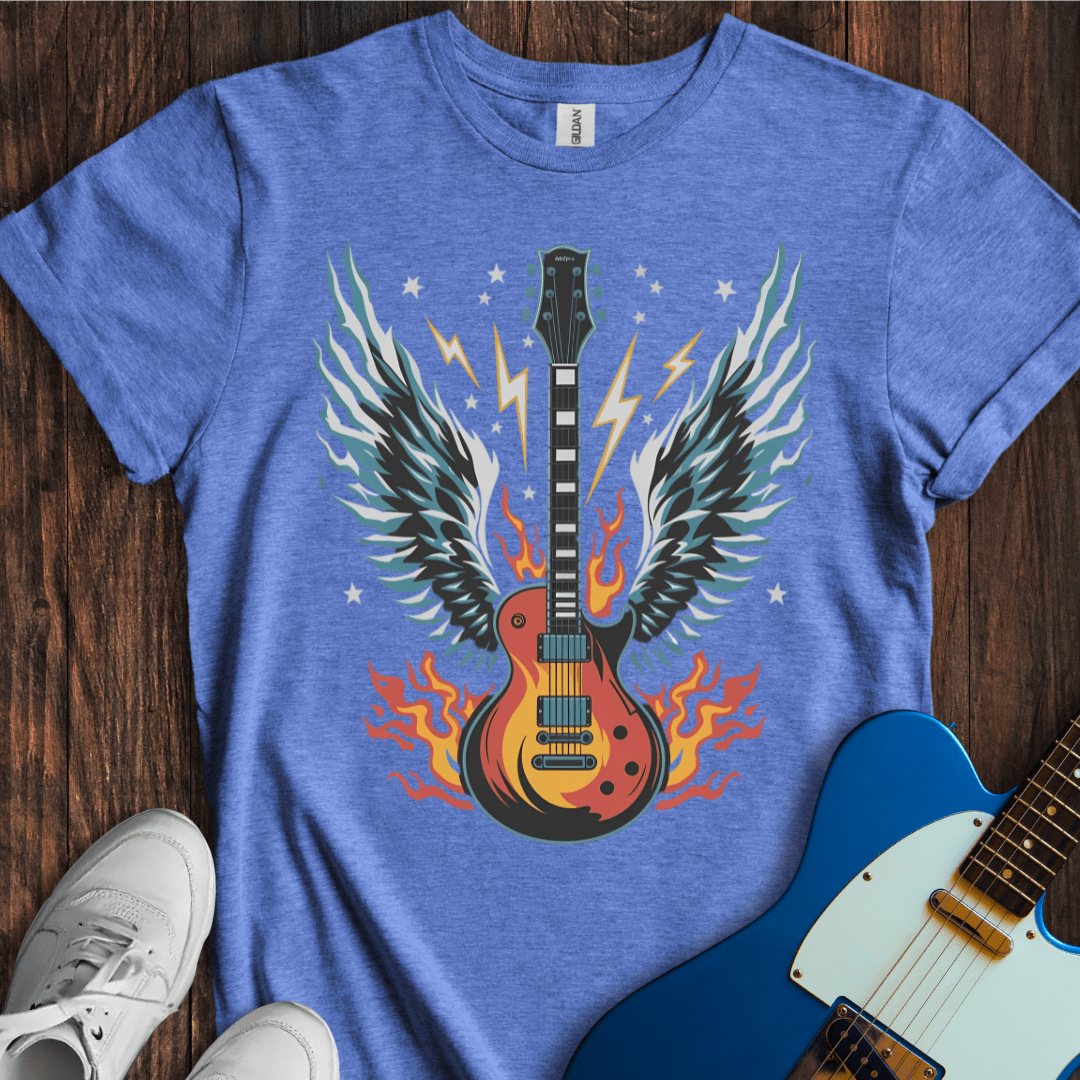 Flaming Guitar T-Shirt