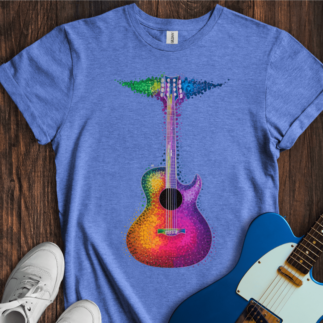 Glowing Guitar T-Shirt