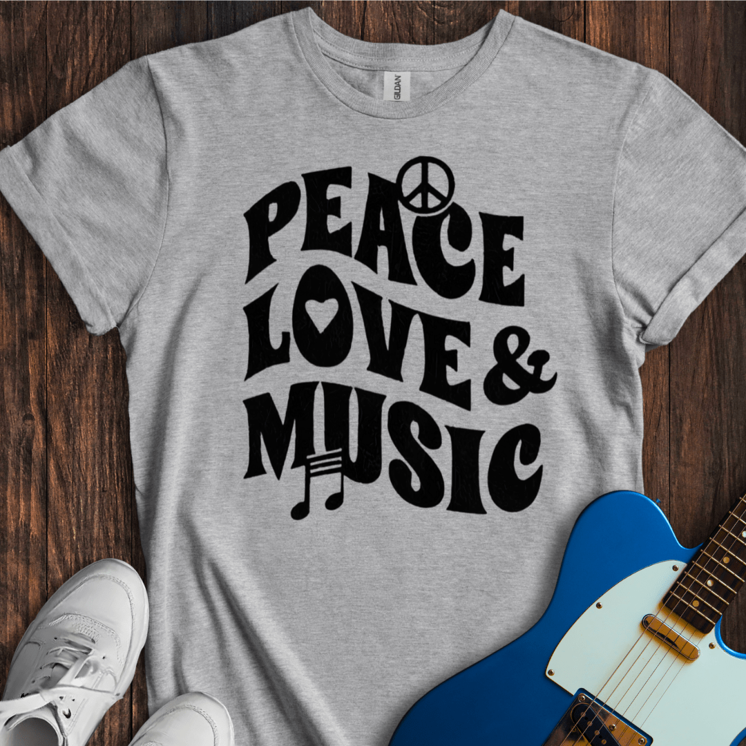 Peace, Love & Music T-Shirt