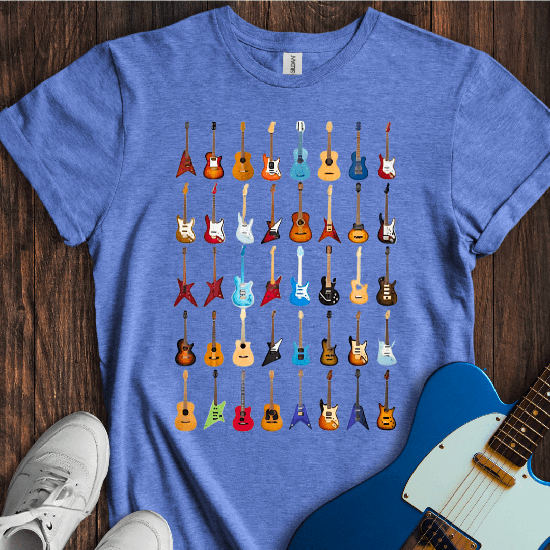 Guitar Camouflage T-Shirt