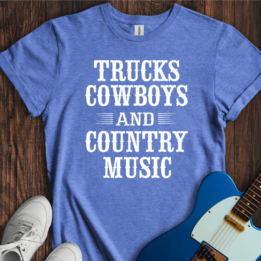 Trucks, Cowboys And Country Music T-Shirt